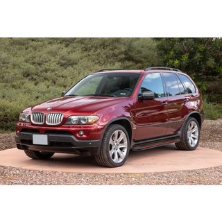 Sivukynnykset Maya Red (2 kpl, alumiini) BMW X5 E53 1999–2006 kuva 1