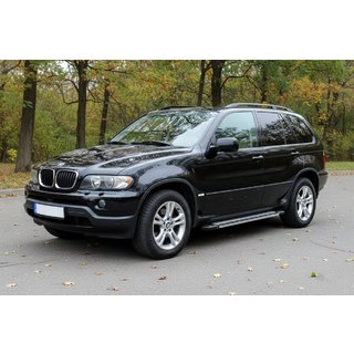 Sivuaskelmat Rainbow (2 kpl, alumiini) BMW X5 E53 1999–2006 kuva 1