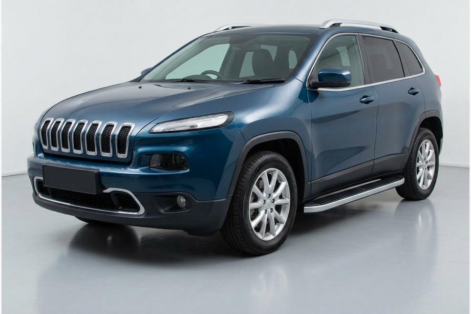 Jeep Cherokee KL 2013– Sivuportaat Tayga Grey (2 kpl, alumiini) Image