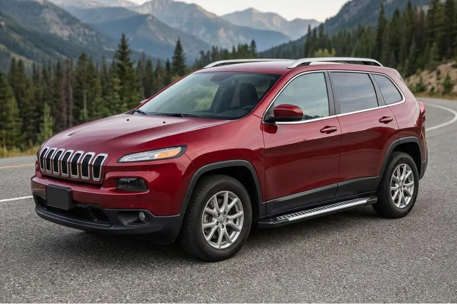 Jeep Cherokee KL 2013– Line-astinlaudat (2 kpl, alumiini) Image