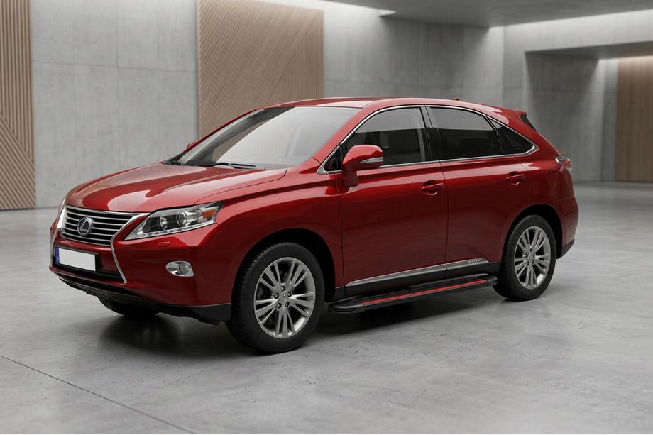 Lexus RX 2009–2015 Sivuastinlaudat Maya Red (2 kpl, alumiini) Image