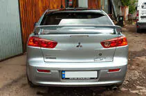 Mitsubishi Lancer X 2008– Takalasin spoileri Sedan (ABS) kuva 5