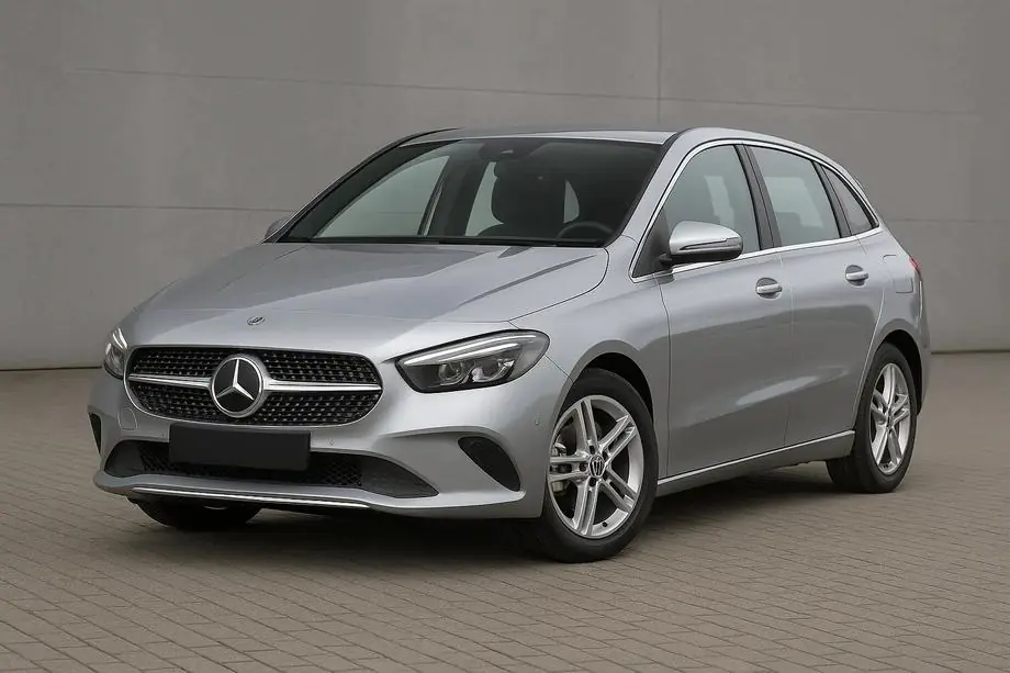 Mercedes B-sarja W247 2019– Etusäleikkö Diamond Silver (Base-malliin) Image