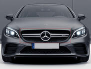 Mercedes C-class W205 2014–2021 AMG Silver -etumaski (Avantgarde/AMG-Line/C43 AMG) kuva 1