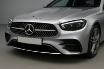 Mercedes E-class W213 2016–2023 Etusäleikkö Diamond Silver (AMG Line, 2020+) Ilman kameran paikkaa kuva 1