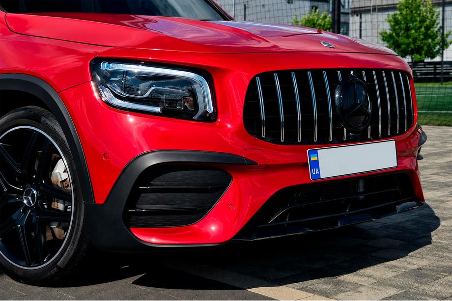 Mercedes GLB X247 2019– Panamericana GT etusäleikkö (AMG-Line 2019-2023) Ilman kameran paikkaa Kuva 4