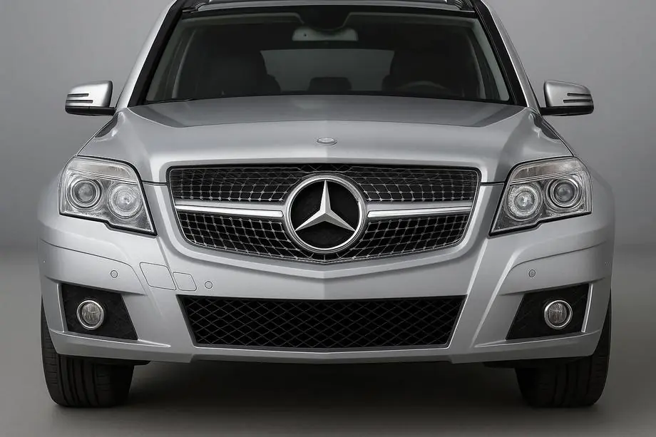 Mercedes GLK-sarja X204 2008–2015 Etusäleikkö Diamond Silver (2009-2012) Image