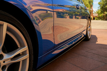 BMW 3-sarja F30/F31 2012–2019 Helmalistat EuroCap (M-Sport-helmoihin, kiiltävä musta) kuva 3