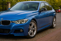 BMW 3-sarja F30/F31 2012–2019 Helmalistat EuroCap (M-Sport-helmoihin, kiiltävä musta) kuva 2