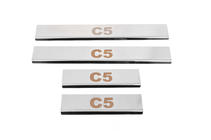 Citroen C-5 2008–2017 Carmos V1 kynnyslistat (4 kpl, ruostumaton teräs) kuva 1