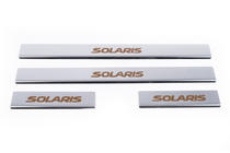 Hyundai Accent 2011–2017 Carmos Solaris V1 kynnyslistat (4 kpl, ruostumaton teräs) kuva 2