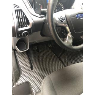 EVA-lattiamatot (etu, mustat) Ford Custom 2013–2022 kuva 2