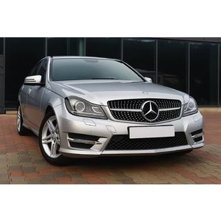 Etusäleikkö Diamond Silver Mercedes C-sarja W204 2007–2015 kuva 1