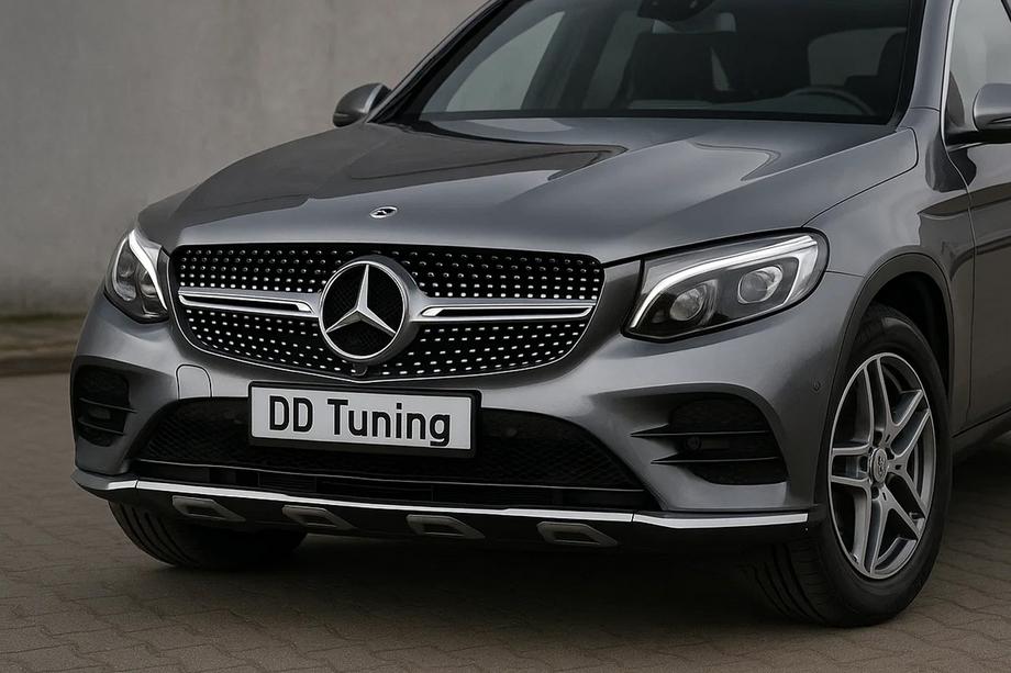 Mercedes GLC Coupé C253 2016–2023 Etusäleikkö Diamond Silver (2015-2019) Image