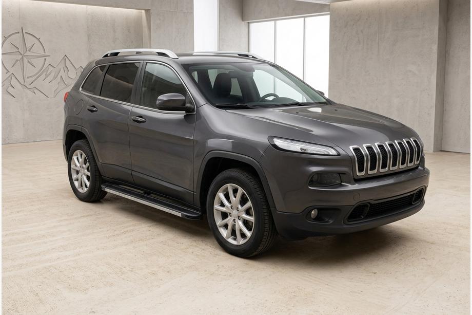 Jeep Cherokee KL 2013– Sivuportaat Maya V1 (2 kpl, alumiini) Image