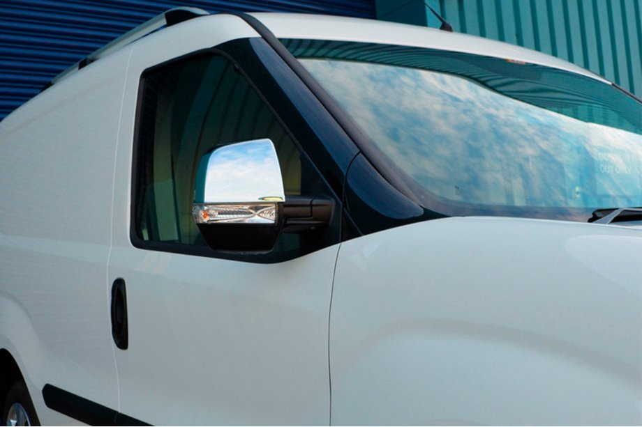 Fiat Doblo II 2010–2022 Peilinkuoret (2 kpl, ruostumaton teräs) Carmos - turkkilainen teräs Kuva 6