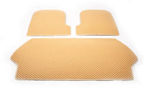 Volvo XC90 2002–2014 Tavaratilan matto, 3-osainen (EVA, beige) kuva 2