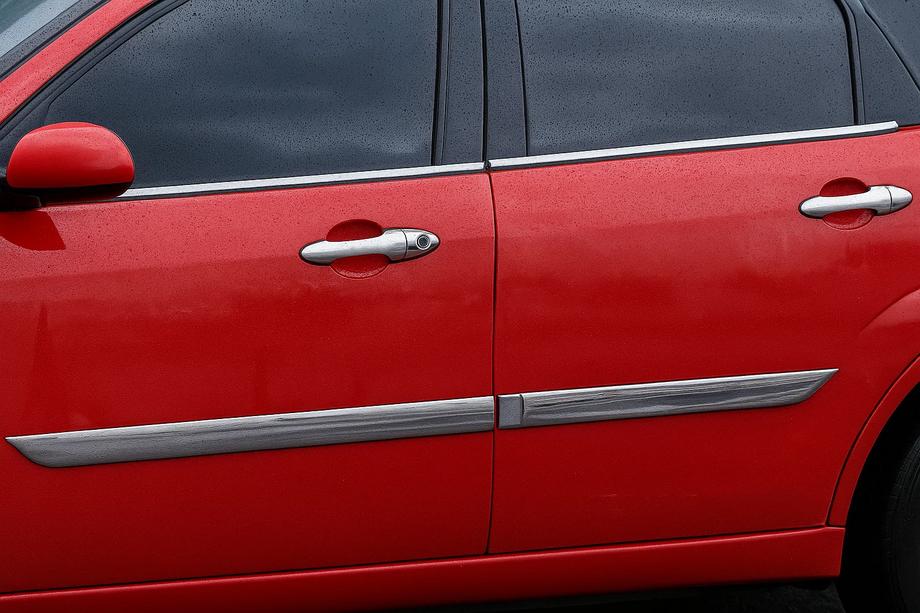 Ford Focus I 1998–2005 Ovenkahvan suojakuoret (4 kpl, ruostumaton teräs) OmsaLine – italialainen ruostumaton teräs Image