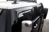 Toyota FJ Cruiser 2006–2022 Sivulasin tuuliohjaimet (2 kpl, HIC) kuva 1