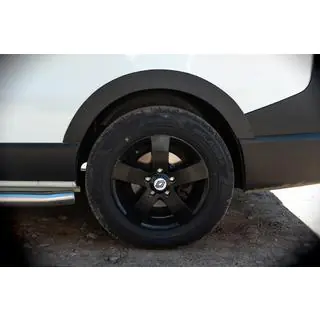Lokasuojan kaarilistat (6 kpl, mustat, ABS) Fiat Talento 2016– kuva 4