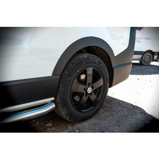 Lokasuojan kaarilistat (6 kpl, mustat, ABS) Nissan NV300/Primastar 2016– kuva 4