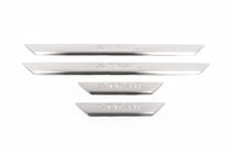 Nissan X-trail T30 2002–2007 OmsaLine kynnyslistat (4 kpl, ruostumaton teräs) kuva 2