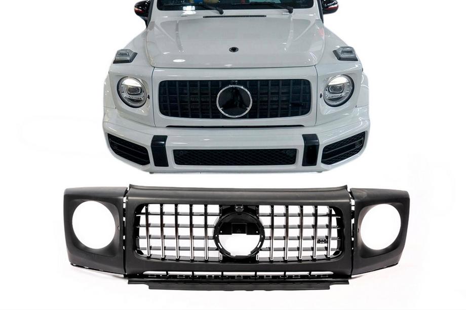 Mercedes G-Class W463 2018–2024 Maski ja ajovalojen kehykset G63:lle Kuva 1