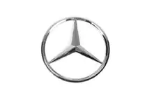 Mercedes T1 (207-410) 1977–1995 Etuembleemi (175 mm) kuva 2