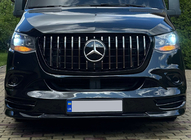 Mercedes Sprinter W907/W910 2018– Etusäleikkö Panamericana GT Chrome Premium V1 Ilman kehystä kuva 8