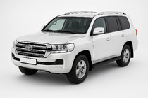 Toyota Land Cruiser 200 2007–2021 Kattokaiteet, alkuperäinen design Grey (2 kpl) kuva 1