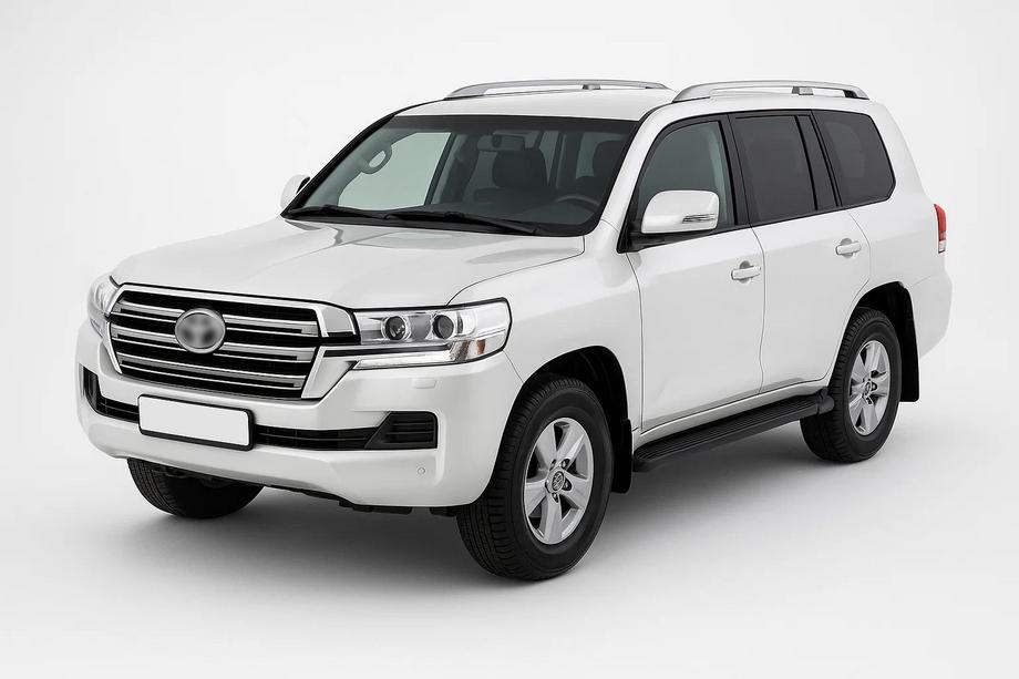 Toyota Land Cruiser 200 2007–2021 Kattokaiteet, alkuperäinen design Grey (2 kpl) Image