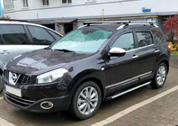Nissan Qashqai 2007–2010 Carmos ovilistasarja (4 kpl, ruostumaton teräs) kuva 4