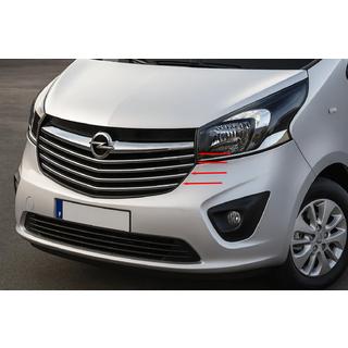 Säleikön listat Carmos (ruostumaton teräs) Opel Vivaro 2015–2019 kuva 1