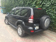 Toyota Land Cruiser Prado 120 2002–2009 Kattokaiteet Skyport Black (2 kpl) kuva 7