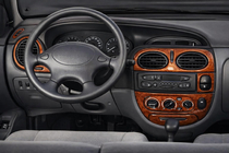 Renault Scenic 1998–2003 Kojelaudan paneelisuojat (Meric, Turkki) Hiilikuitu kuva 1
