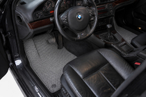 BMW 5-sarja E39 1996–2003 EVA-lattiamatot (harmaat) kuva 1