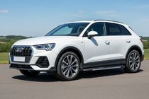 Audi Q3 2019–2025 Sivuastinlaudat Bosphore Grey (2 kpl, alumiini) kuva 1