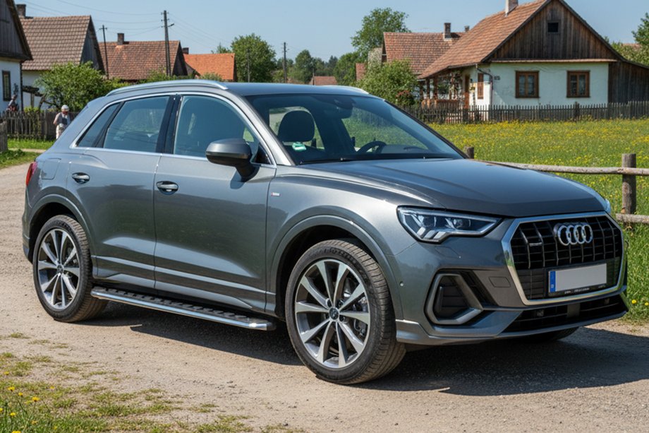 Audi Q3 2019–2025 Maydos V1 sivukynnykset (2 kpl, alumiini) Image
