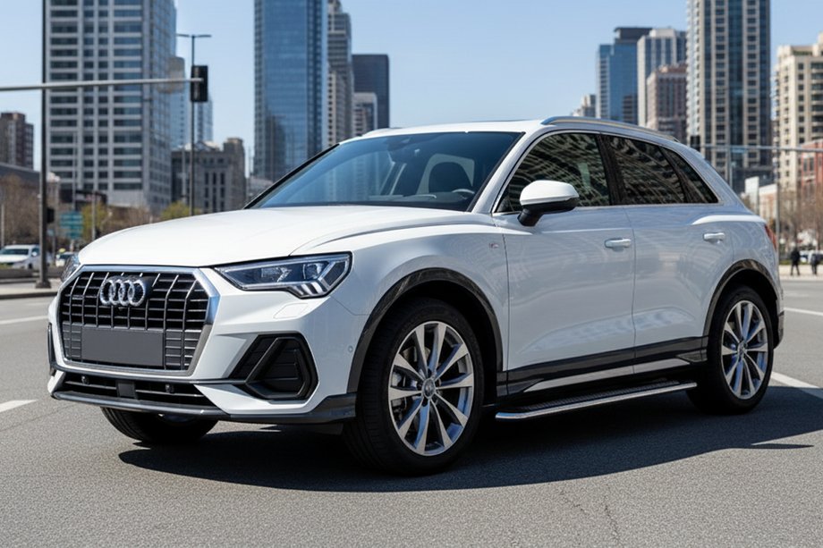 Audi Q3 2019–2025 Sivuporraslaudat Maydos V2 (2 kpl, alumiini) Image