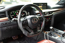 Lexus GX460 2009–2023 Täydellinen anatominen ohjauspyörä (hiilikuitu) kuva 1