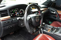Lexus GX460 2009–2023 Täydellinen anatominen ohjauspyörä (hiilikuitu) kuva 3