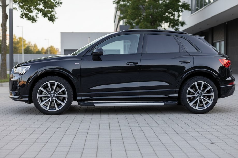 Audi Q3 2019–2025 RedLine sivuastinlaudat (2 kpl, alumiini) Image