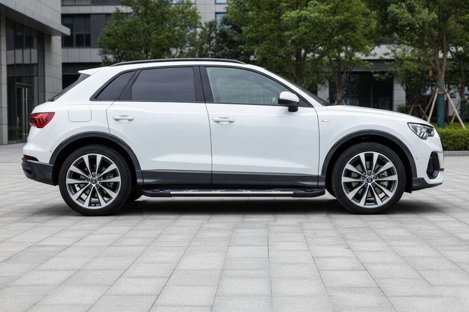 Audi Q3 2019–2025 Sunrise sivuportaat (2 kpl, alumiini) Image