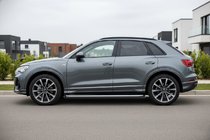 Audi Q3 2019–2025 Sivuportaat Tayga Grey (2 kpl, alumiini) kuva 1