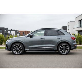 Sivuportaat Tayga Grey (2 kpl, alumiini) Audi Q3 2019–2025 kuva 1