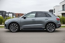 Audi Q3 2019–2025 Sivukynnykset Tayga Black (2 kpl, alumiini) kuva 1