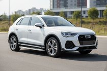 Audi Q3 2019–2025 Tayga V2 sivukynnykset (2 kpl, alumiini) kuva 1