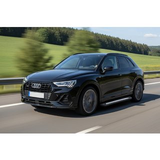 Sivuporrastangot Vision New Black (2 kpl, alumiini) Audi Q3 2019–2025 kuva 1