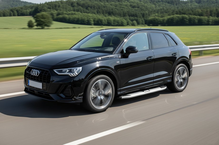 Audi Q3 2019–2025 Mevsim Grey sivuporrastangot (2 kpl, alumiini) Image