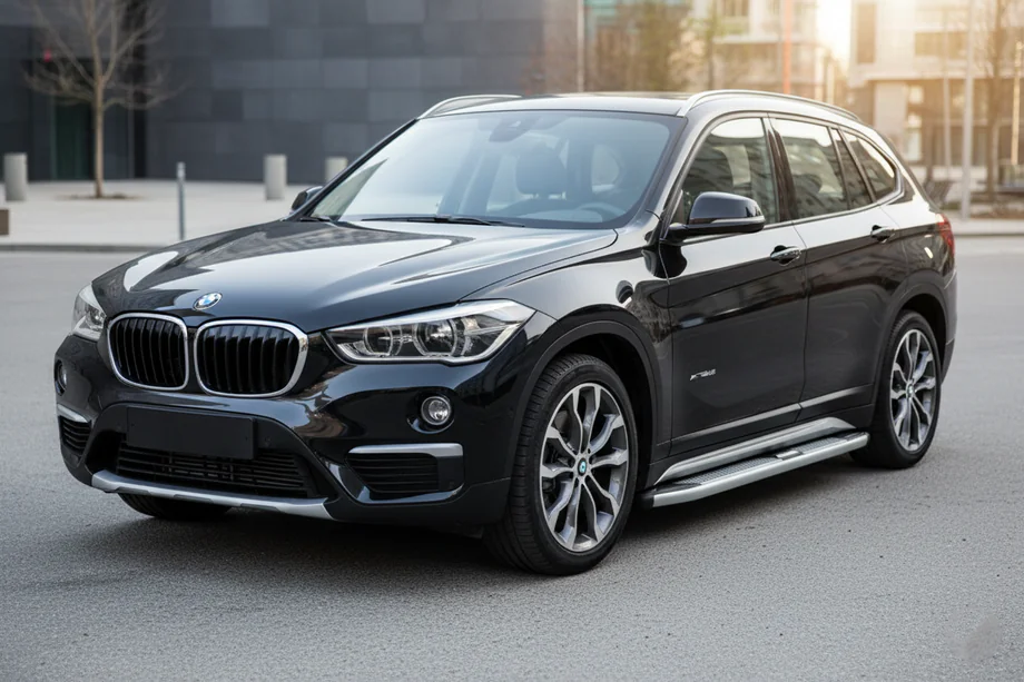 BMW X1 F48 2015–2022 Mevsim Grey sivuporrastangot (2 kpl, alumiini) Image